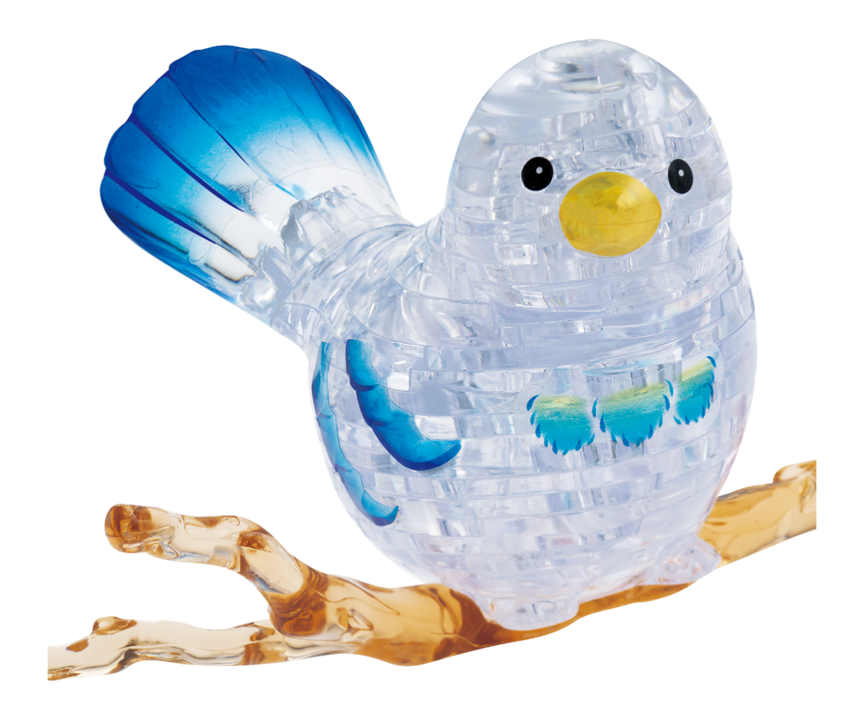 3D Crystal Puzzle - Bird (Clear)