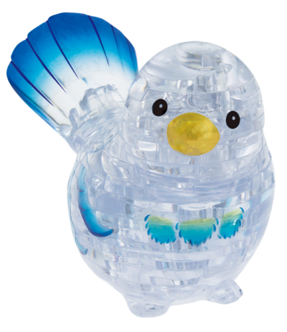 3D Crystal Puzzle - Bird (Clear)