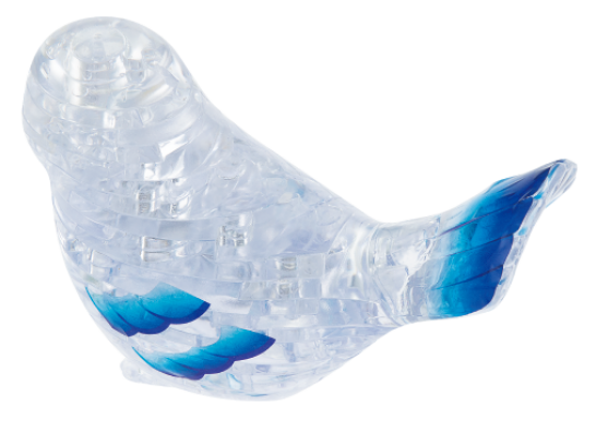 3D Crystal Puzzle - Bird (Clear)