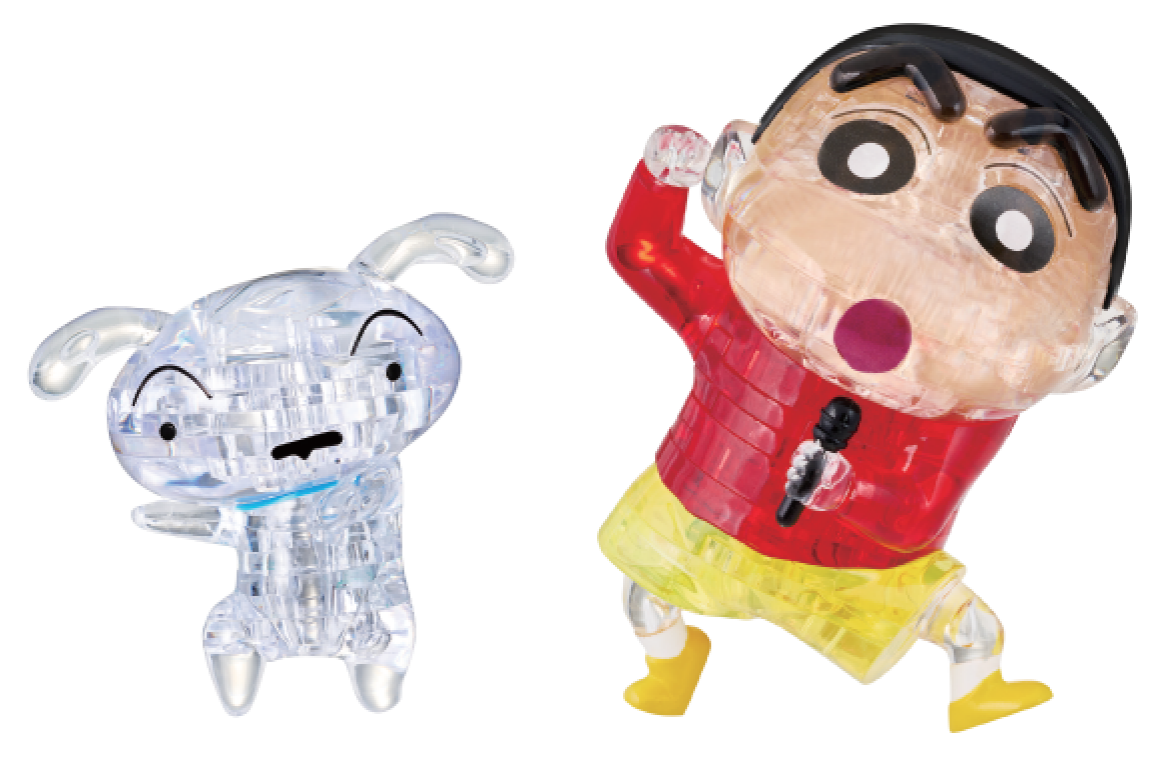 3D Crystal Puzzle - Shinchan & Shiro