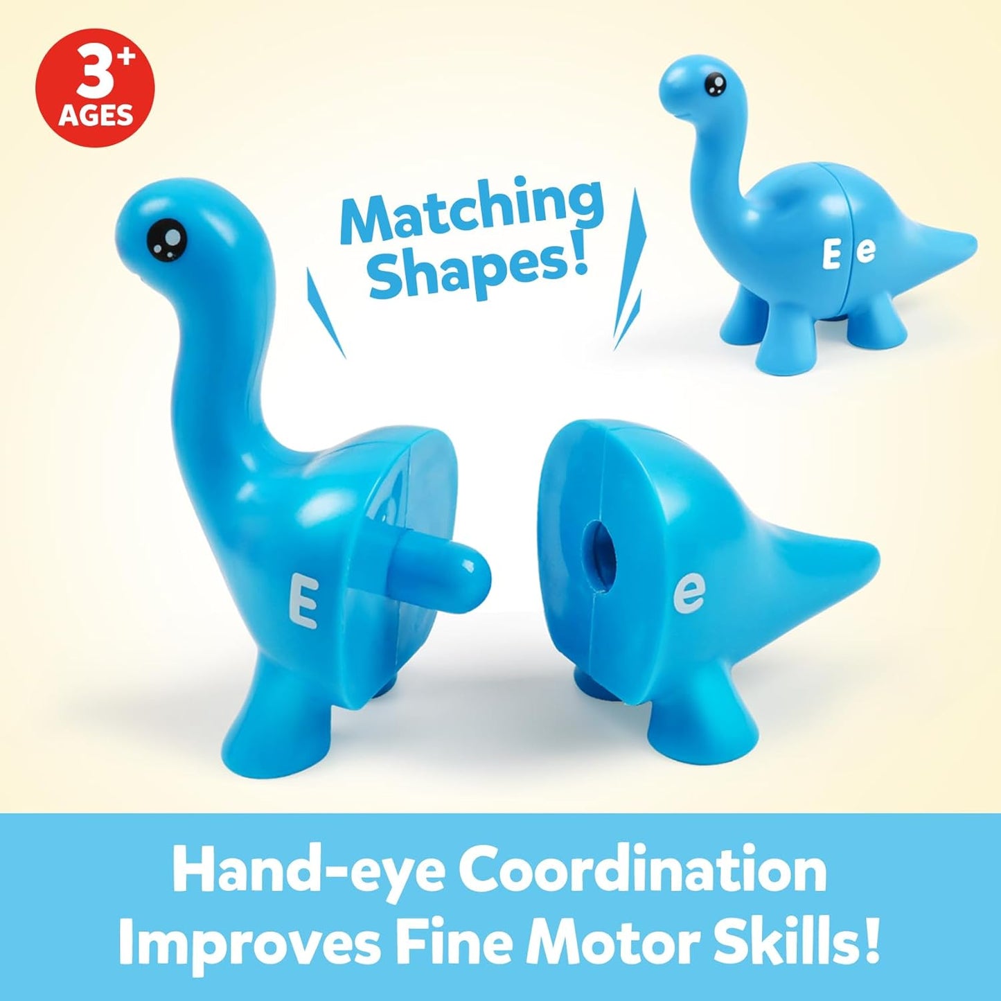 AIQISTAR Matching Dinos - Alphabet
