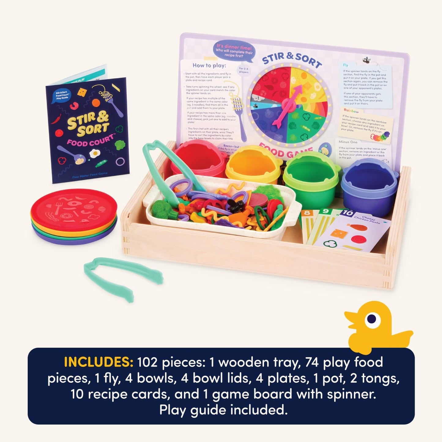 Battat Stir & Sort Food Court (102 Pcs)