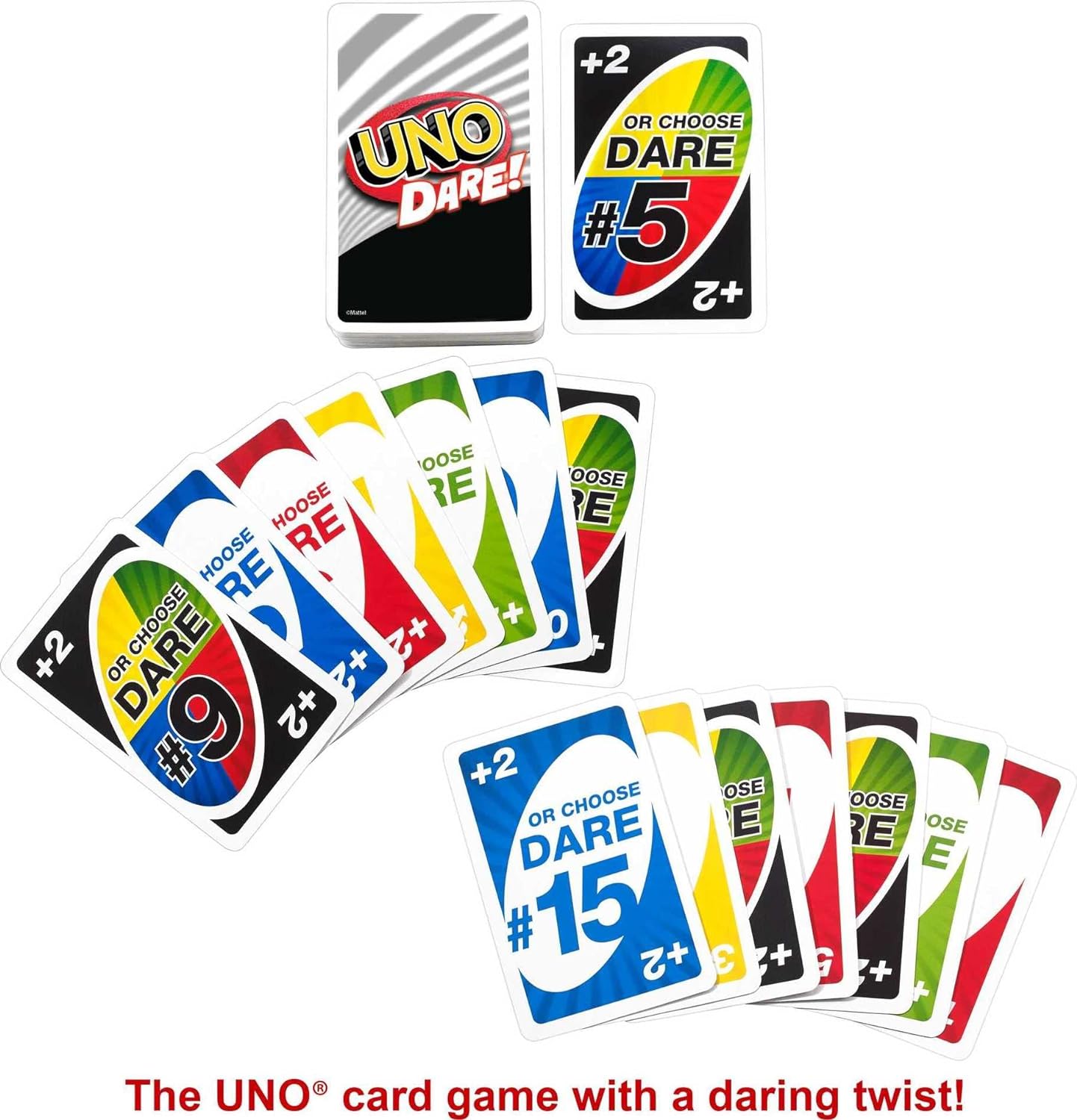 Mattel Games UNO Dare Card Game