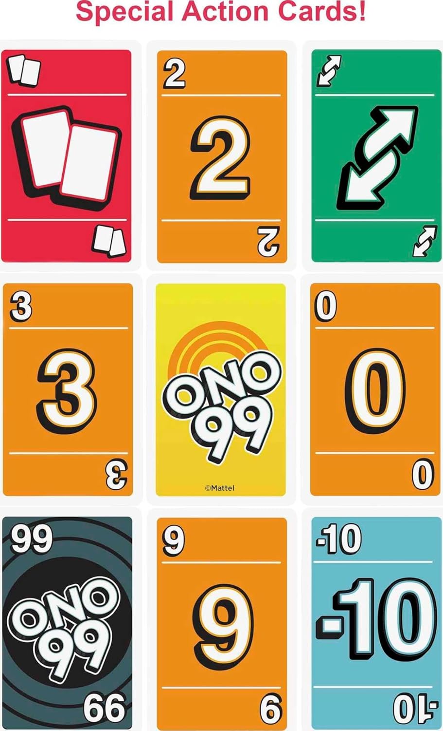 UNO ONO 99 Card Game