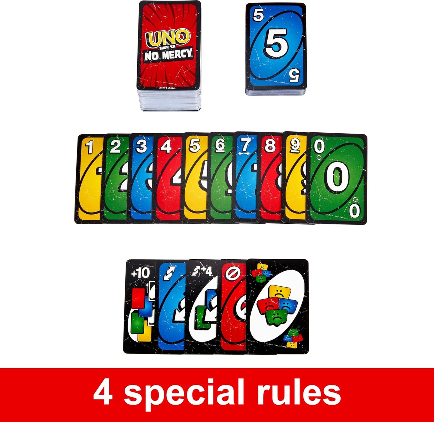 Mattel Games UNO Show 'Em No Mercy 錫製紙牌遊戲