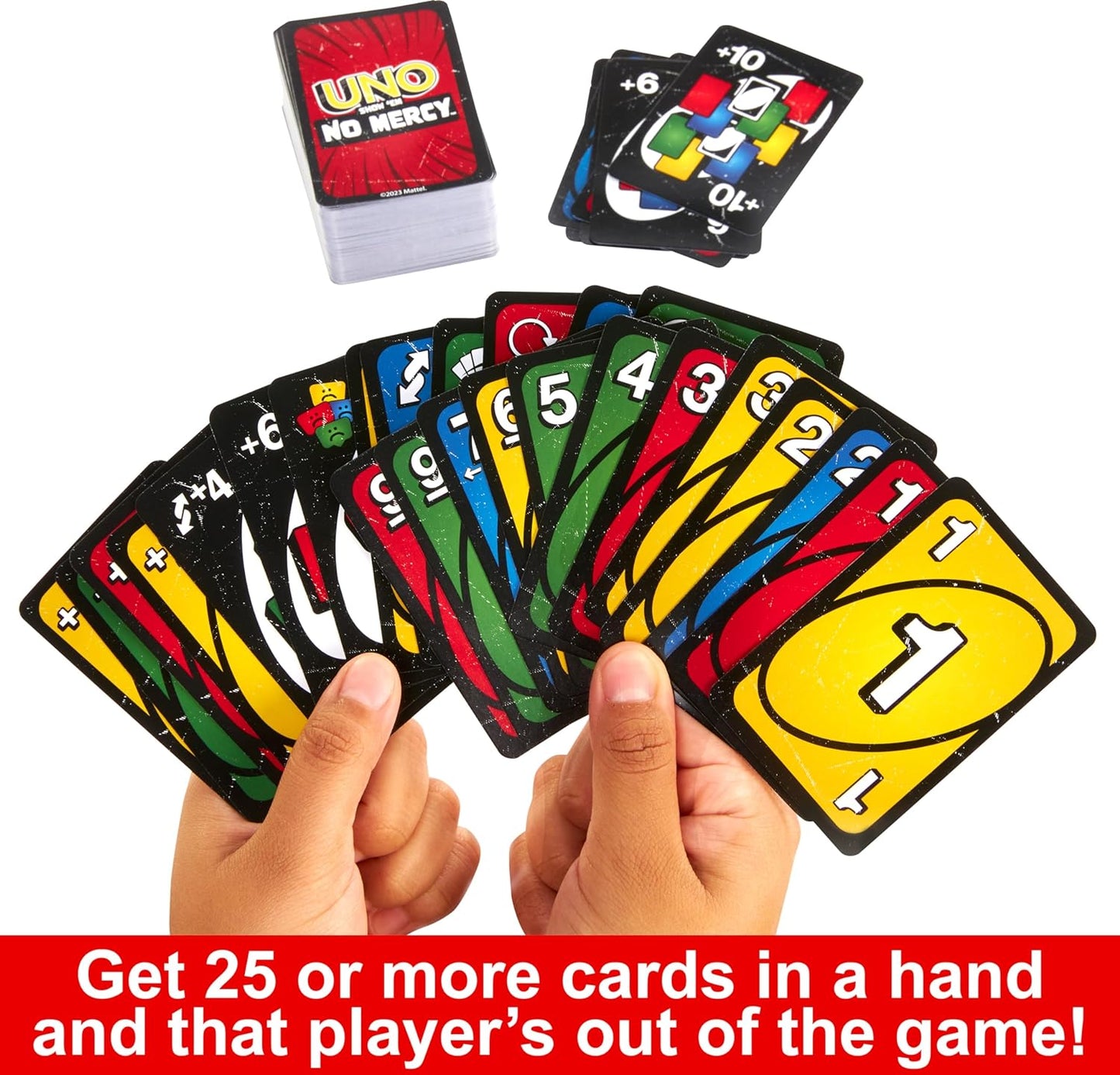 Mattel Games UNO Show 'Em No Mercy 錫製紙牌遊戲