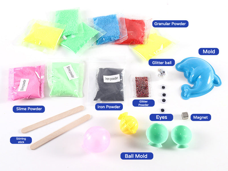DIY Magic Slime Bouncy Ball Set