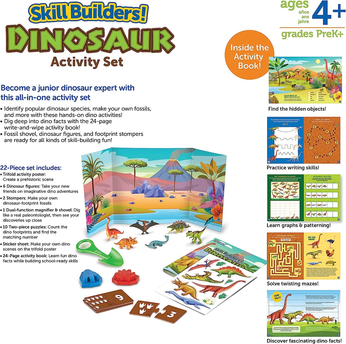Skill Builders! Dinosaur Activity Set