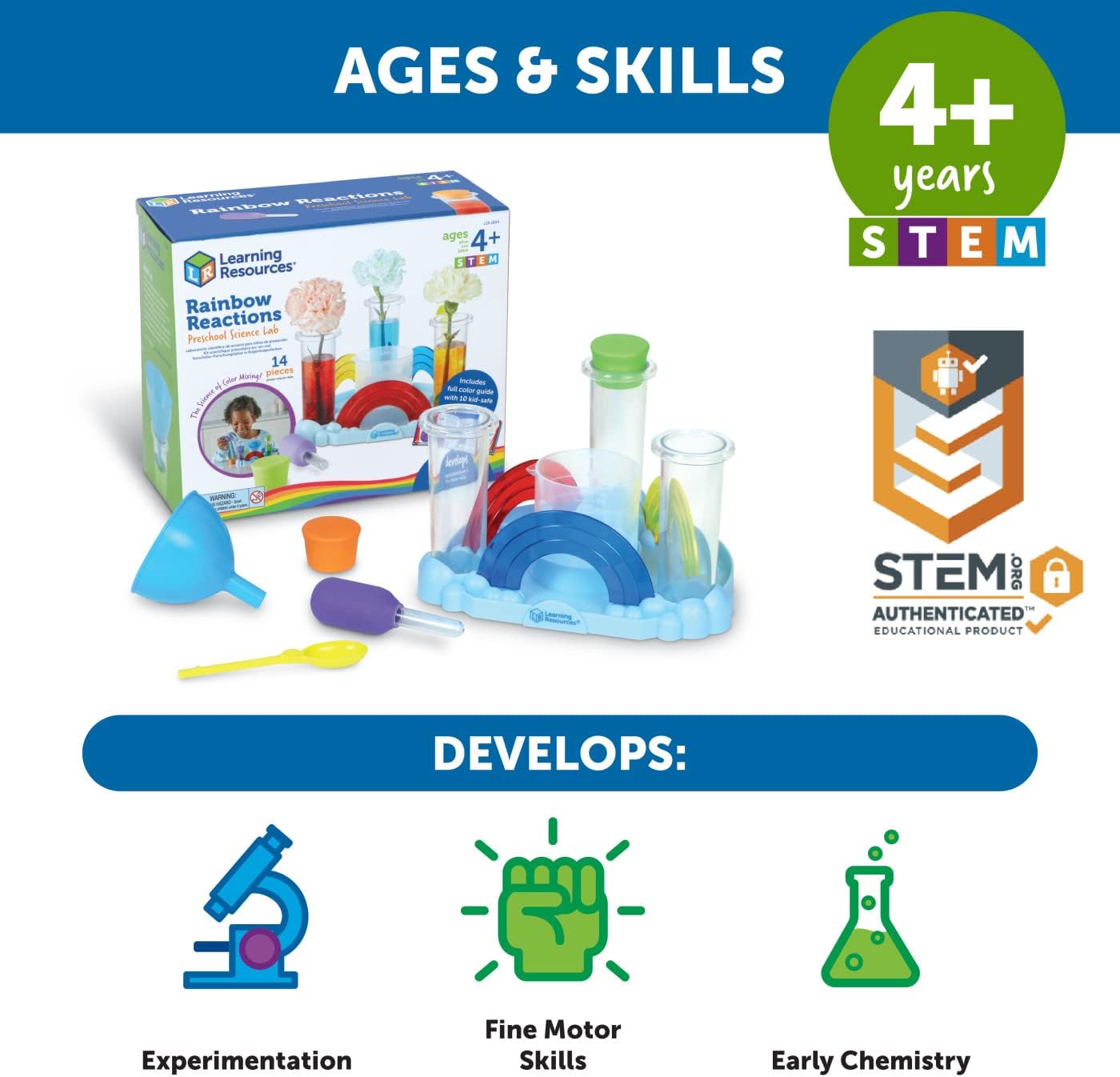 Rainbow Reactions Science Set