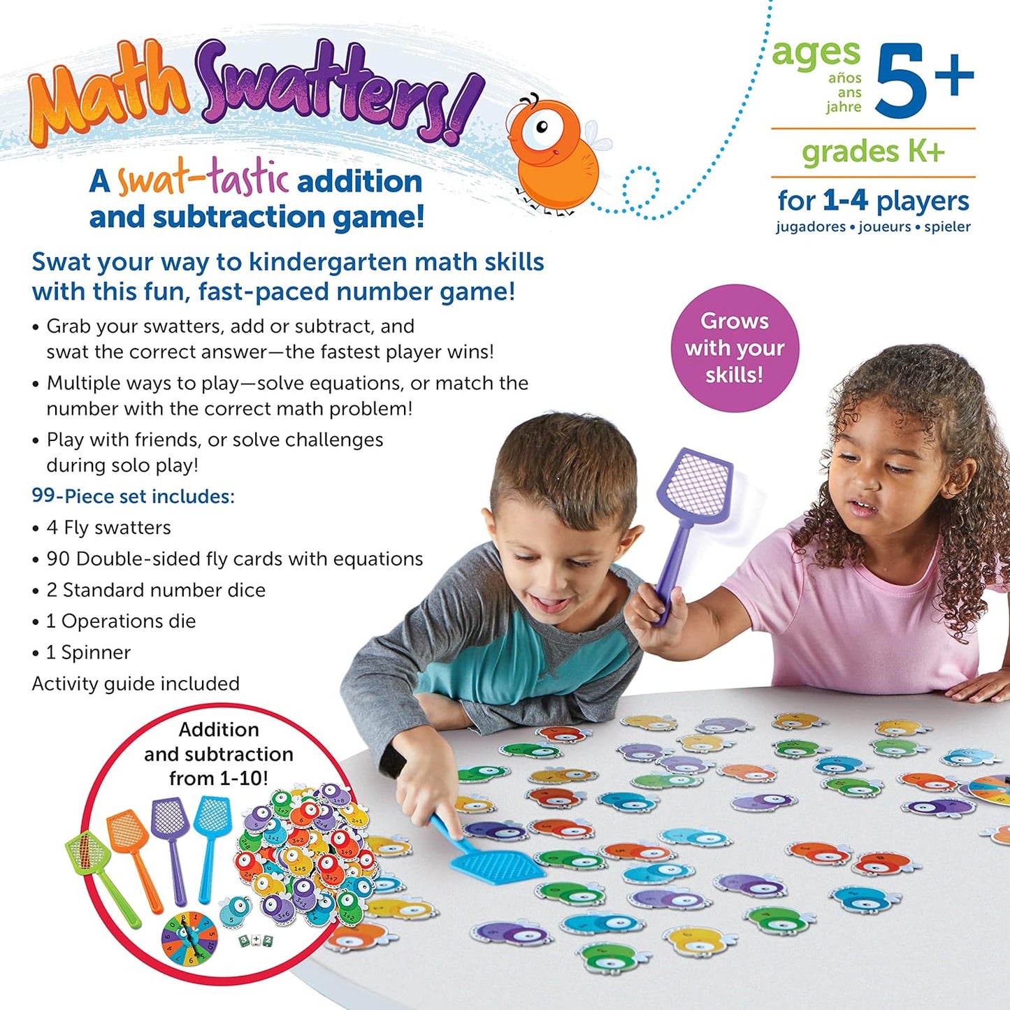 Math Swatters Addition & Subtraction Game