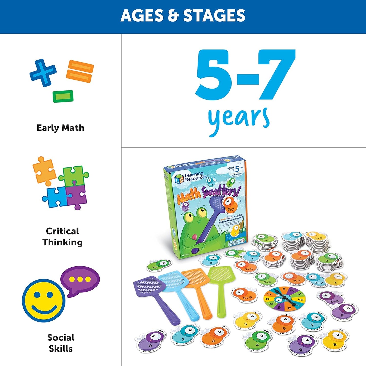 Math Swatters Addition & Subtraction Game