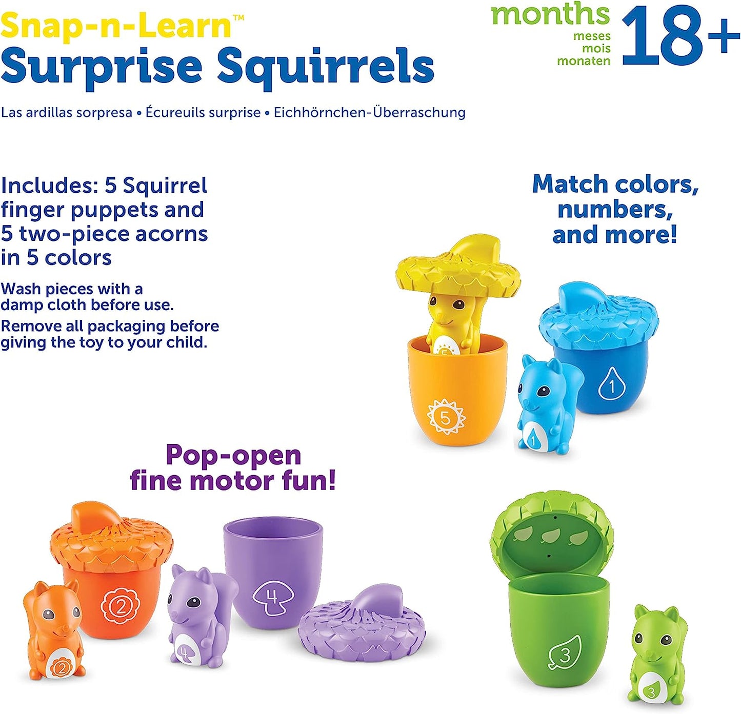 Snap-n-Learn Surprise Squirrels
