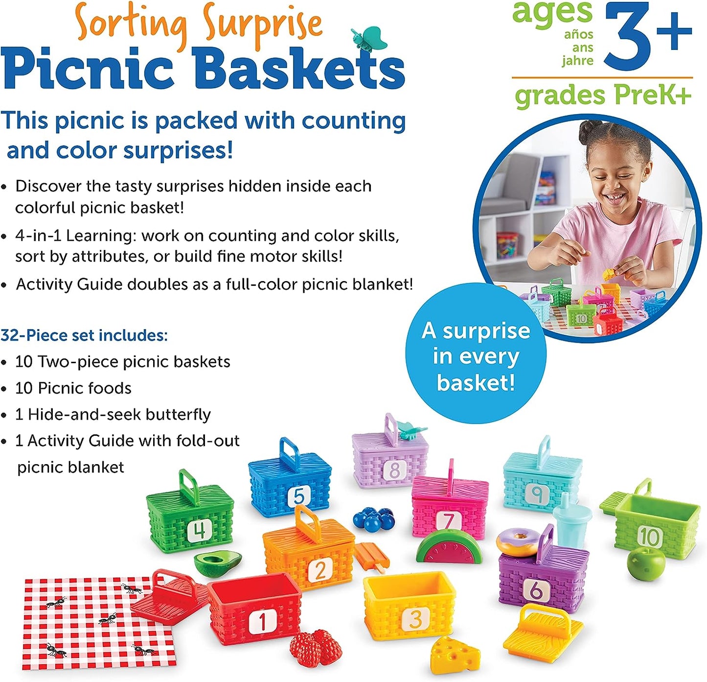 Sorting Surprise Picnic Baskets