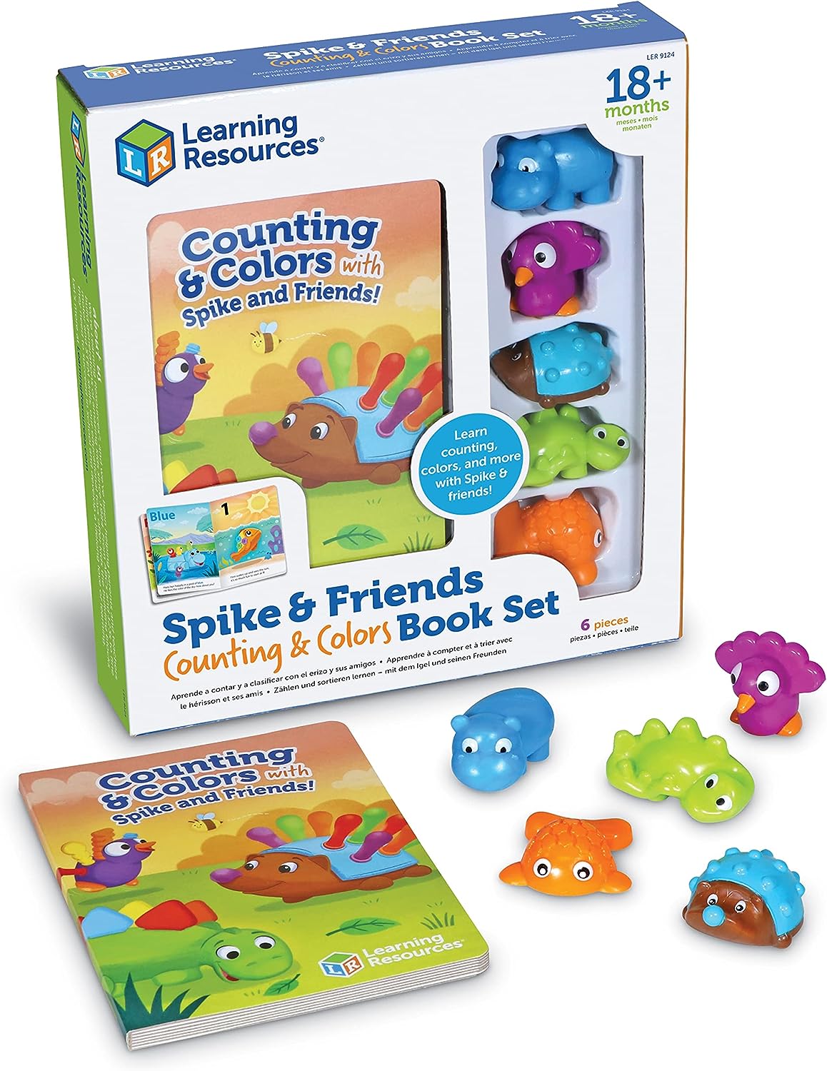 Spike and Friends Counting & Colors Book Set