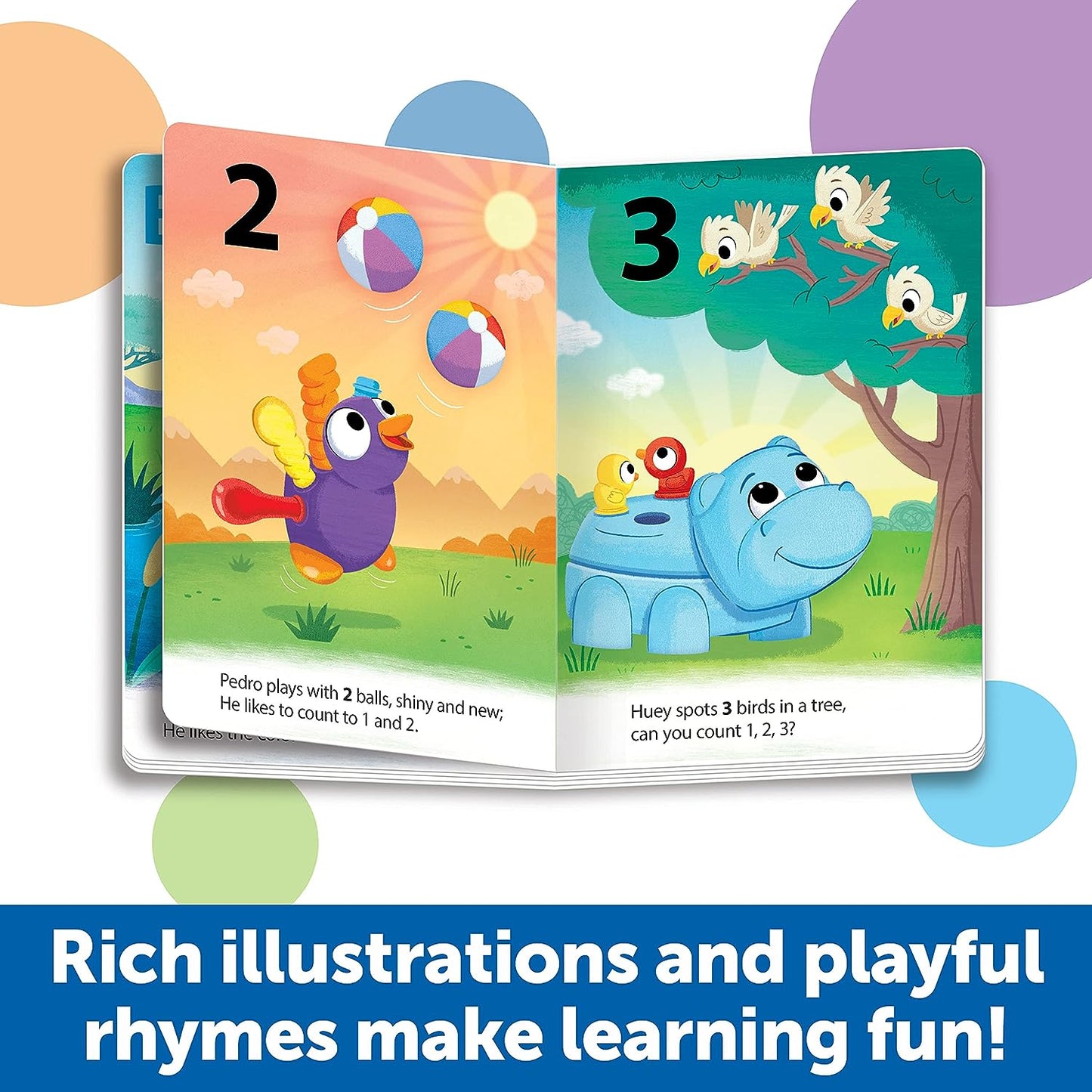 Spike and Friends Counting & Colors Book Set