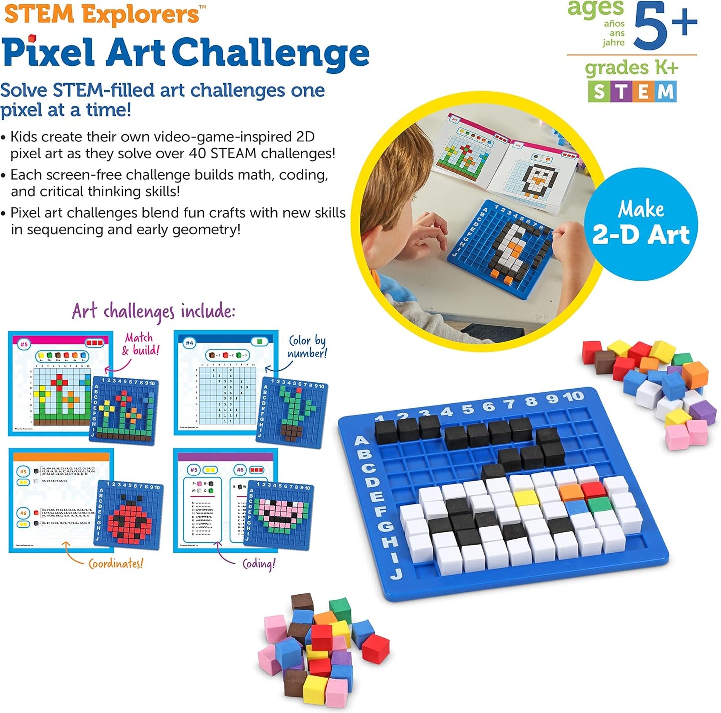 STEM Explorers Pixel Art Challenge