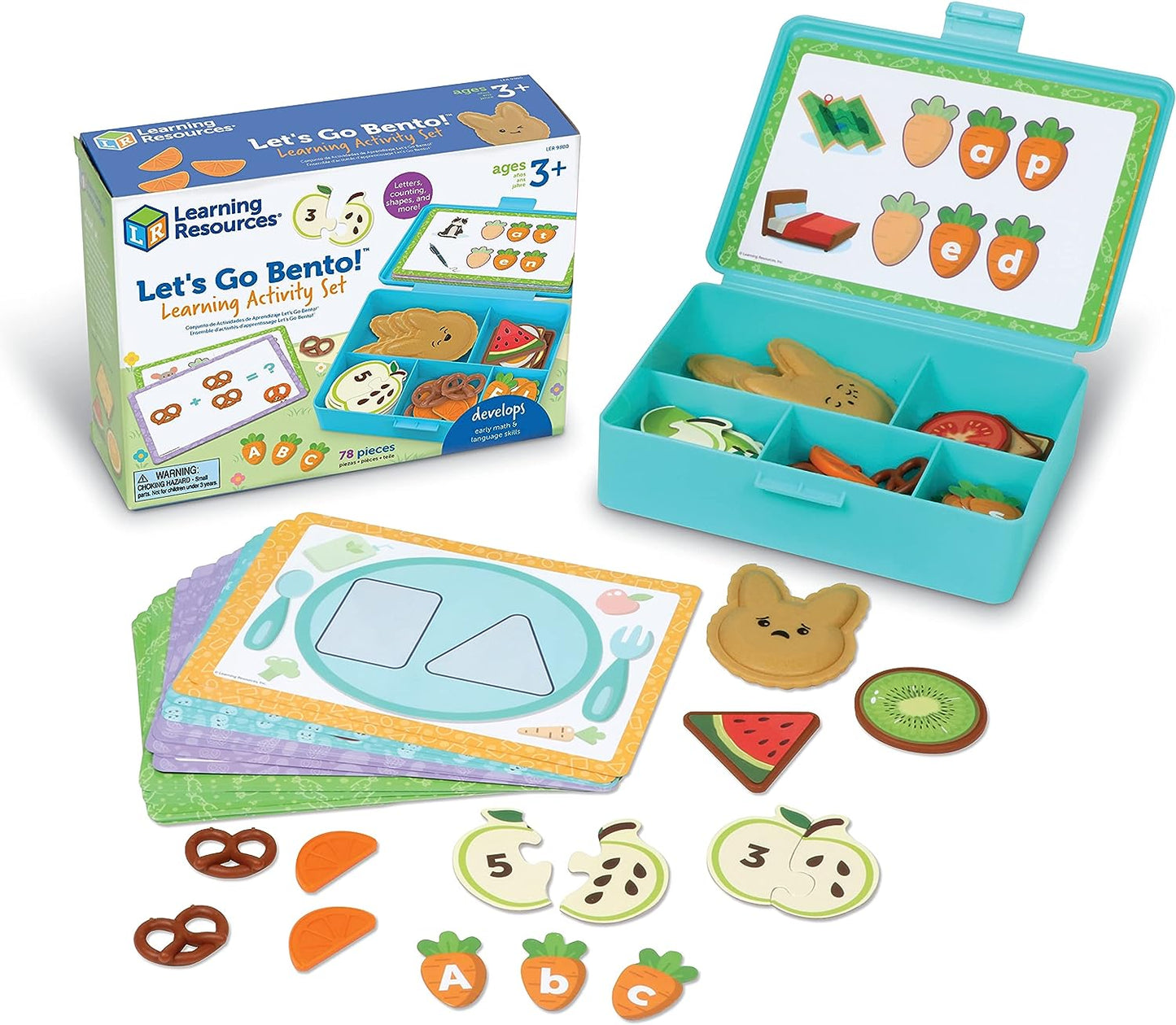 Let's Go Bento! Learning Activity Set (78 Pcs)