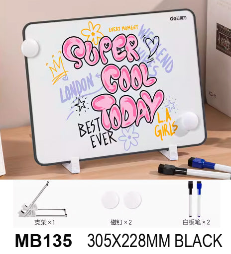 Desktop Double-sided Whiteboard