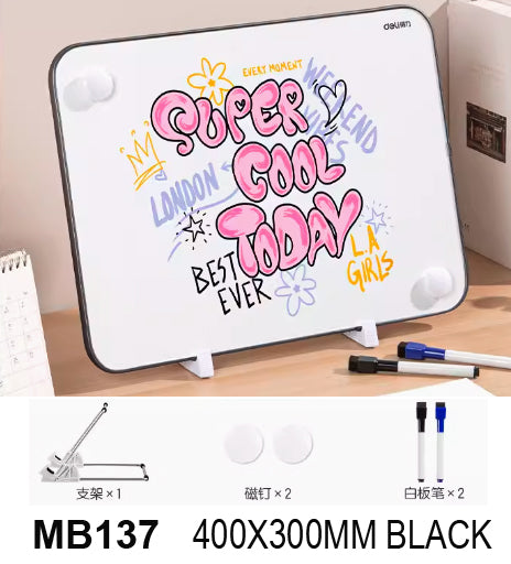 Desktop Double-sided Whiteboard
