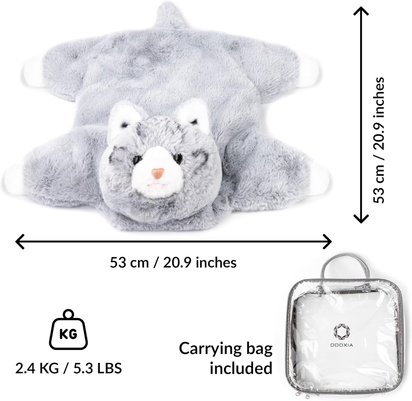 ODOXIA Weighted Animal Lap Pad