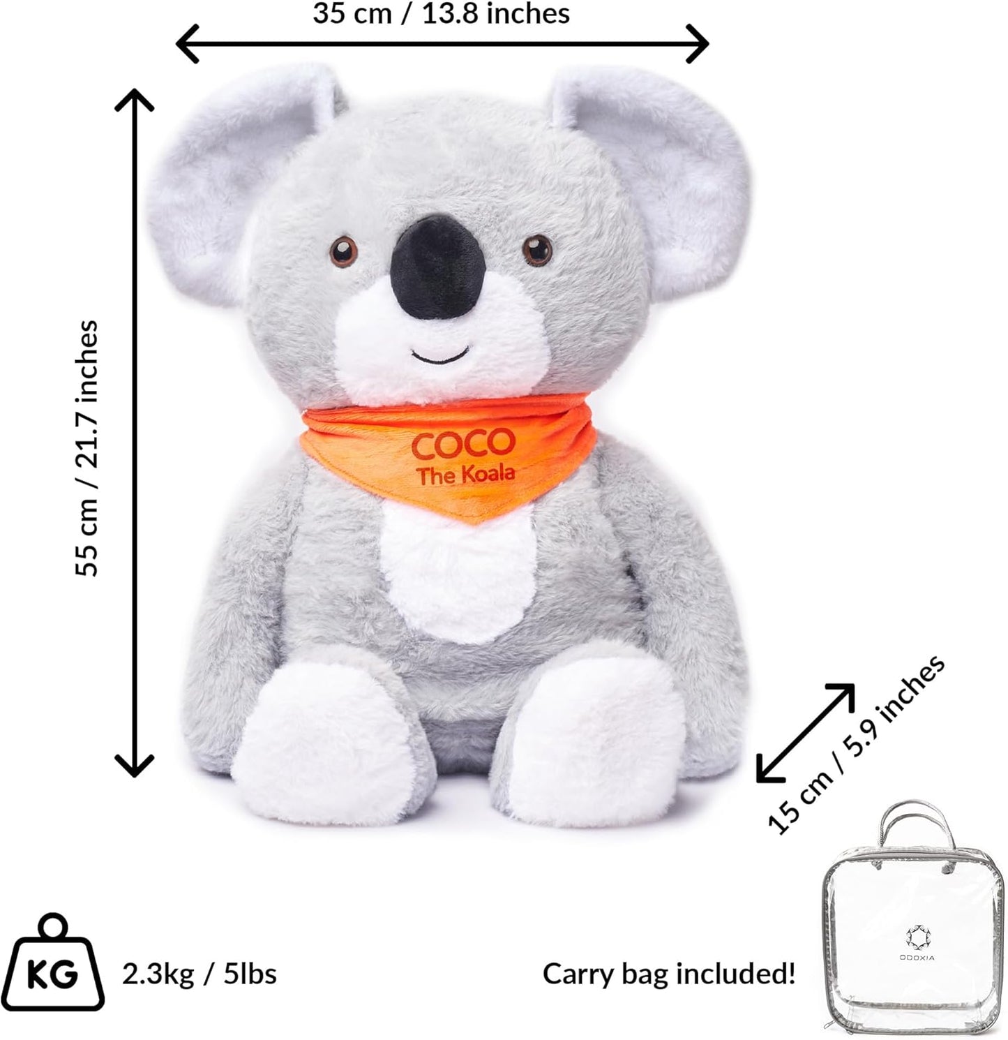 ODOXIA Weighted Animal Lap Pad