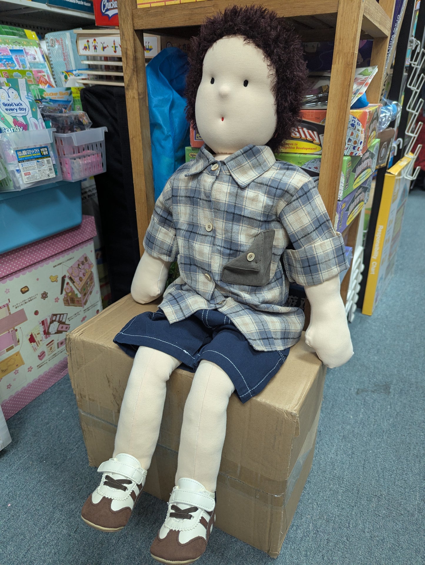 80cm Handmade Therapy Doll - Roy (WD80-001)