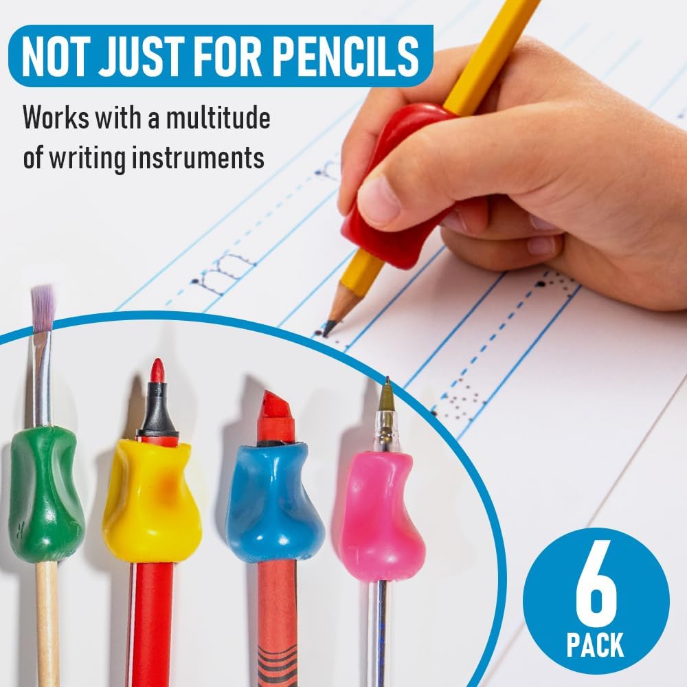 The Pencil Grip Original Pencil Grippers (6pcs)