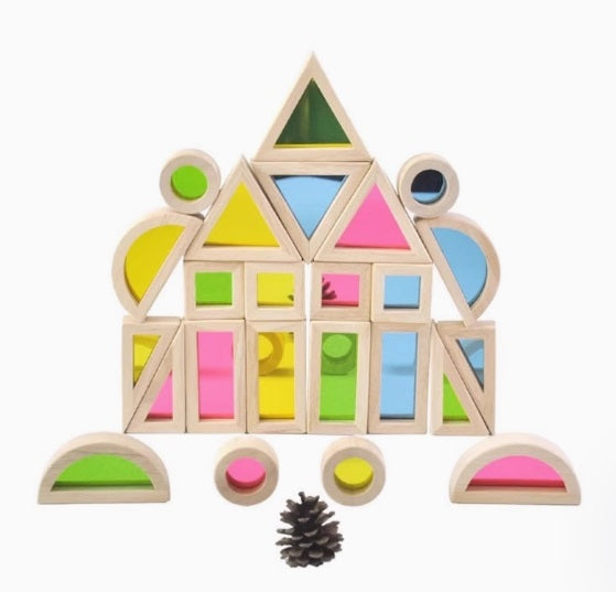 kidpik Wooden Mirror Blocks