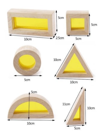 kidpik Wooden Rainbow Blocks