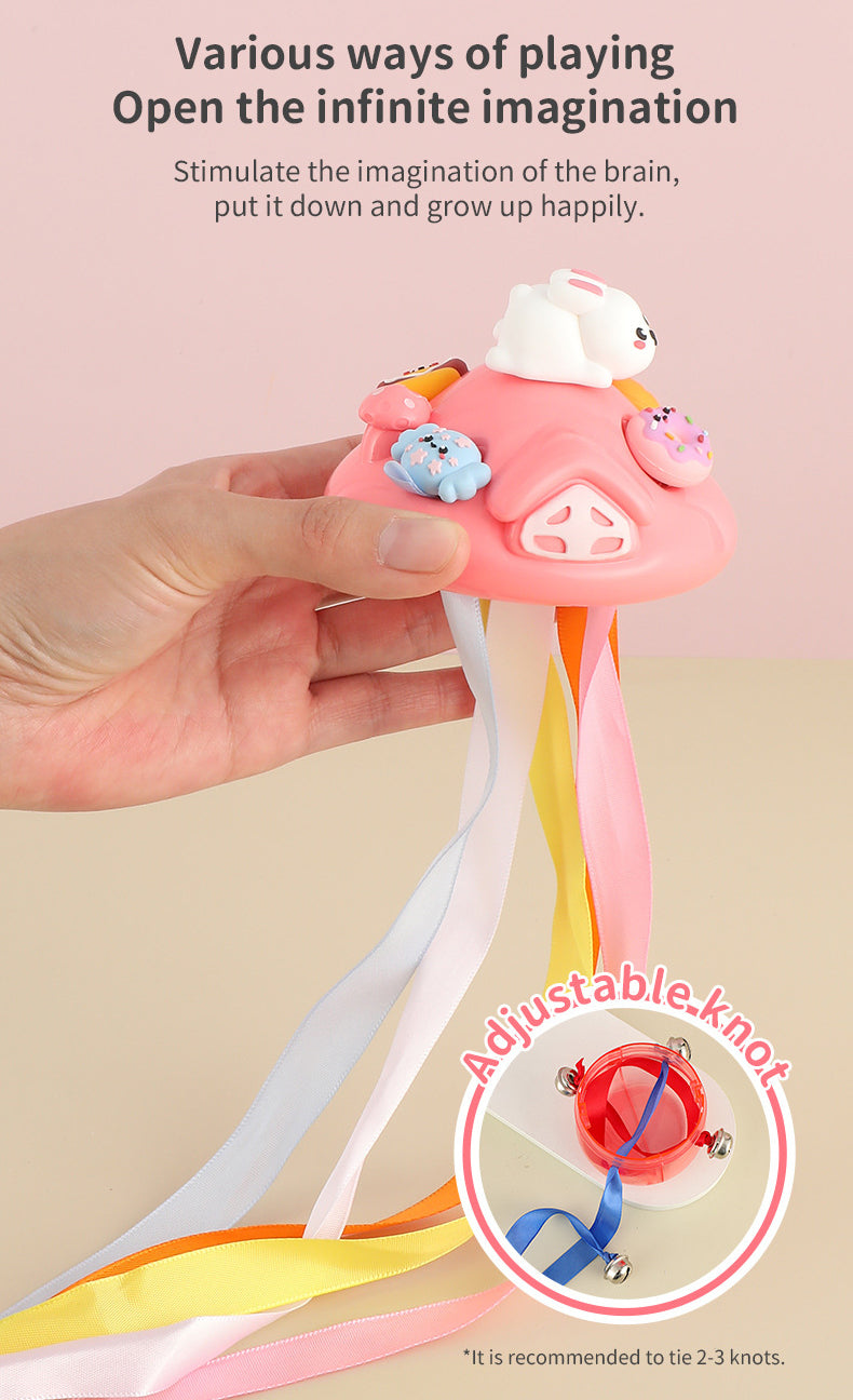 Cute Rabbit Pull Ribbon Toys
