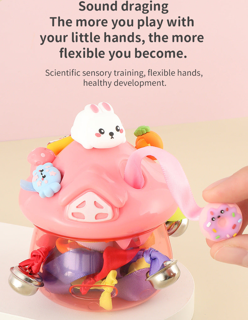 Cute Rabbit Pull Ribbon Toys