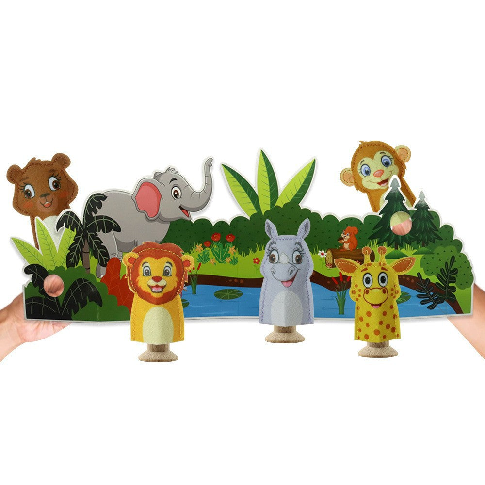Jungle Adventure Finger Puperts Set