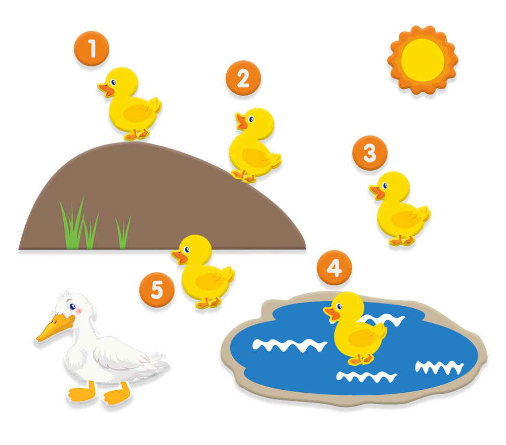 Five Little Ducks / Teasing Mr Crocodile Velcro Set