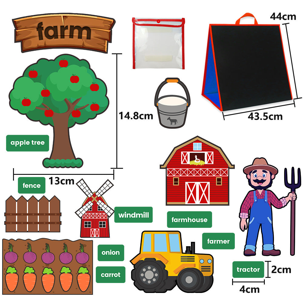Felt board Series - Farm