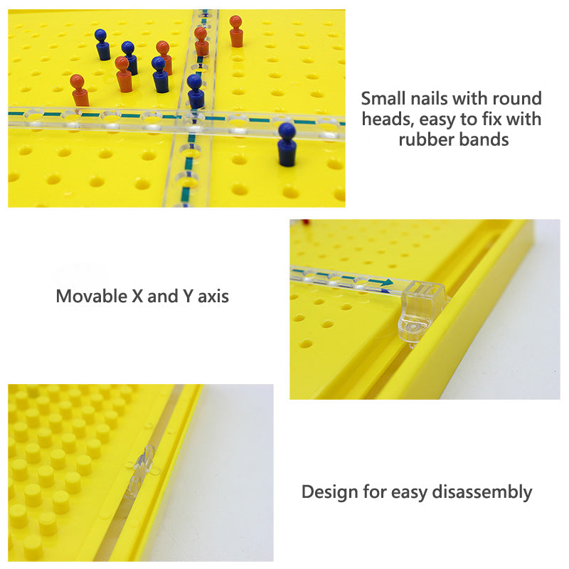 Movable Coordinate Peg Board