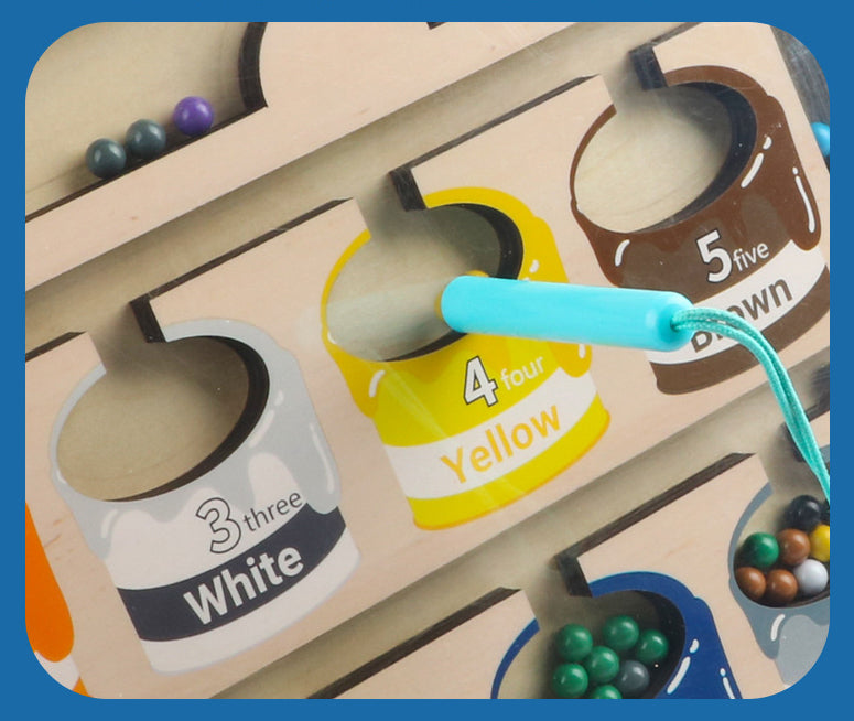 Magnet Color & Counting Maze
