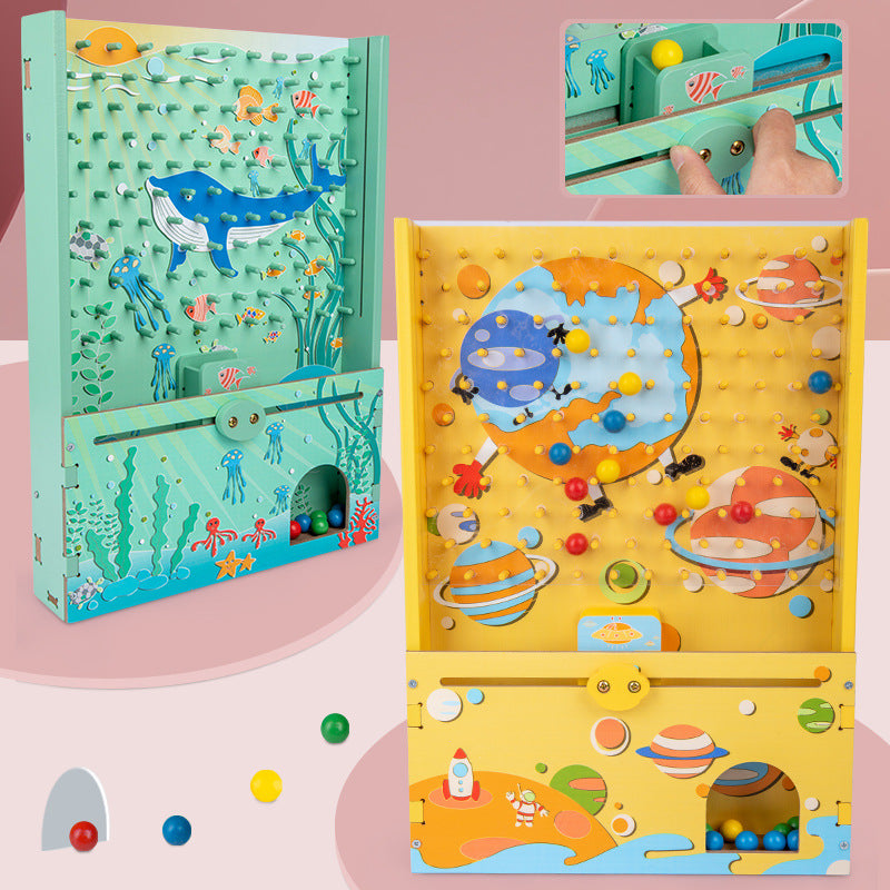 Wooden Catching Ball Game Machine