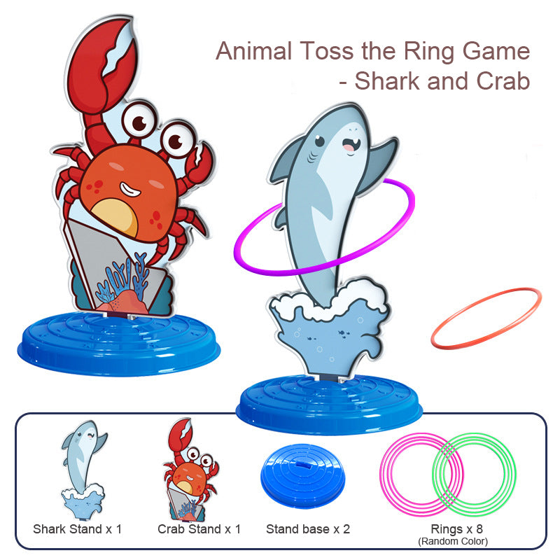 Animals Toss the Ring Game