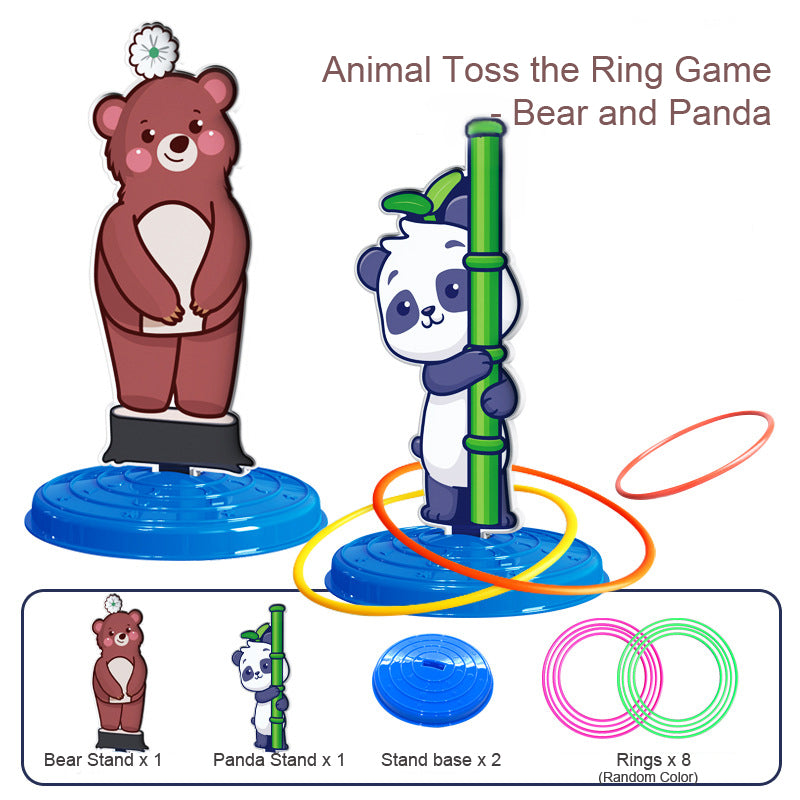 Animals Toss the Ring Game