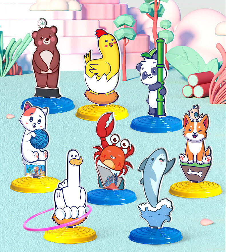 Animals Toss the Ring Game