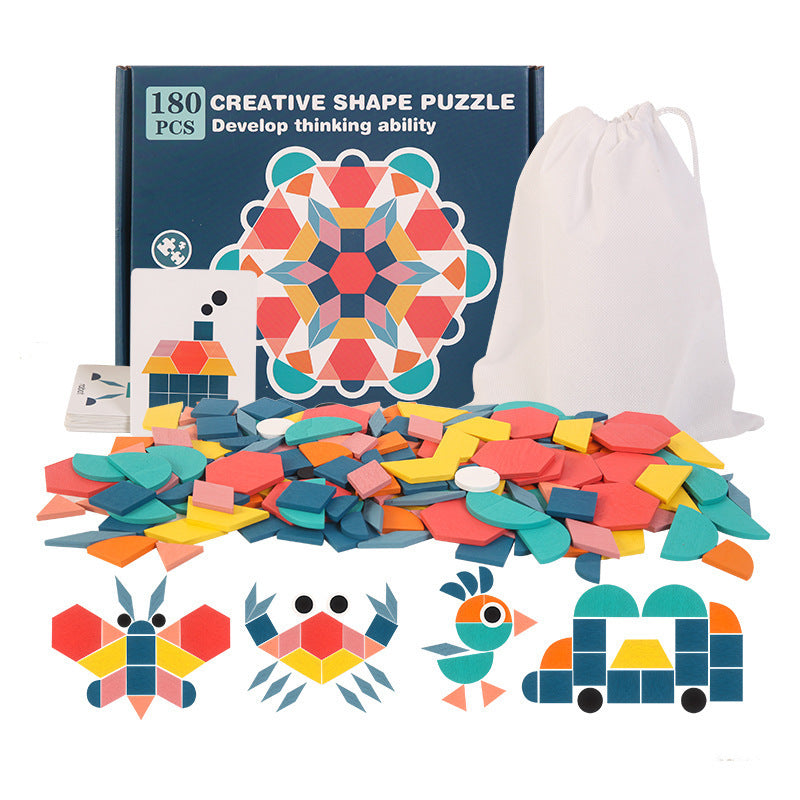 180pcs Creative Shape Puzzle