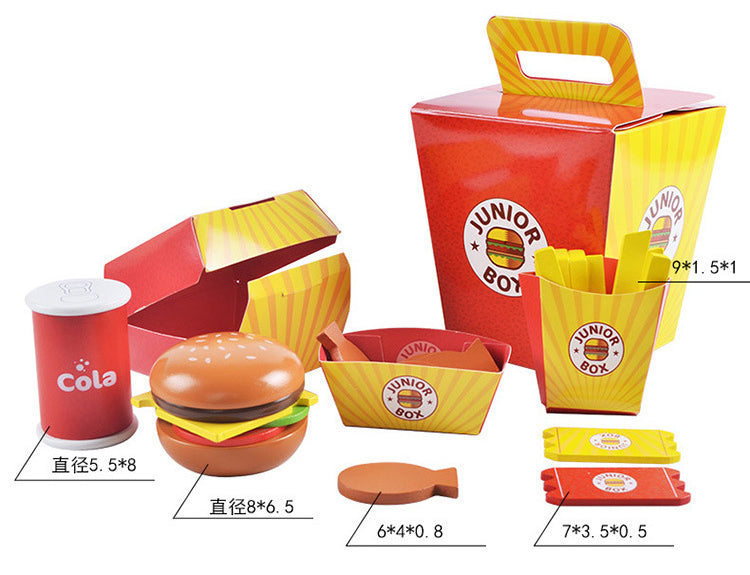 Junior Box Fast Food Burger Set