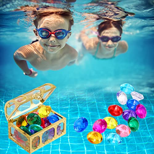 14pcs Color Diamond with Treasure Chest