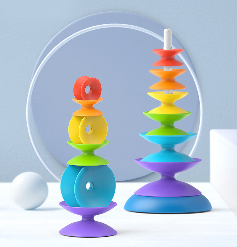 Pogibear Rainbow Circle Rotating Tower