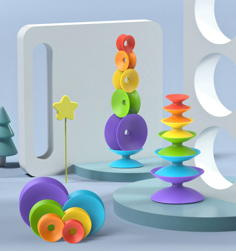 Pogibear Rainbow Circle Rotating Tower