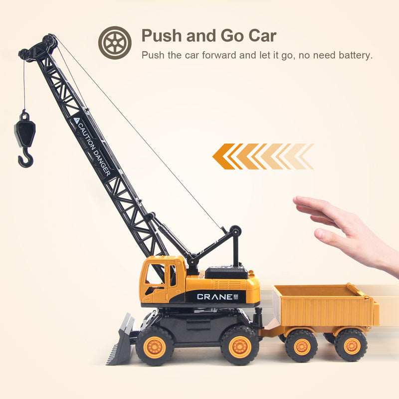 1:55 Die Cast Construction Vehicle with Signs