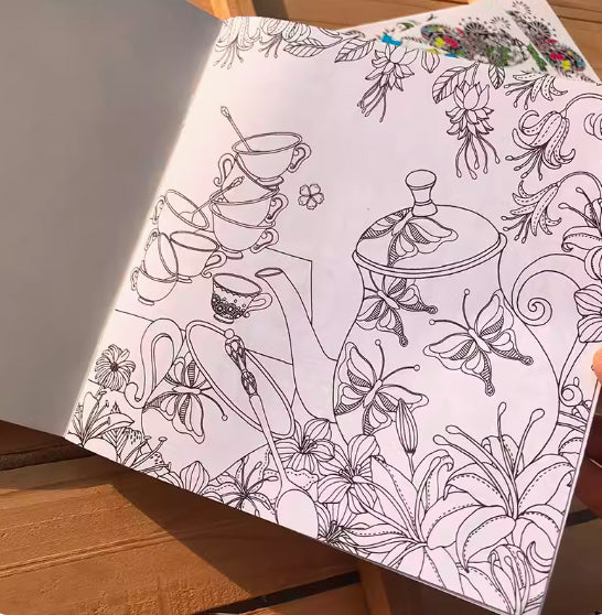 Fantasy Fairy Tale Kingdom Coloring Book