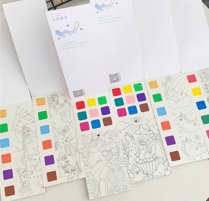 Pocket Watercolour painting Book