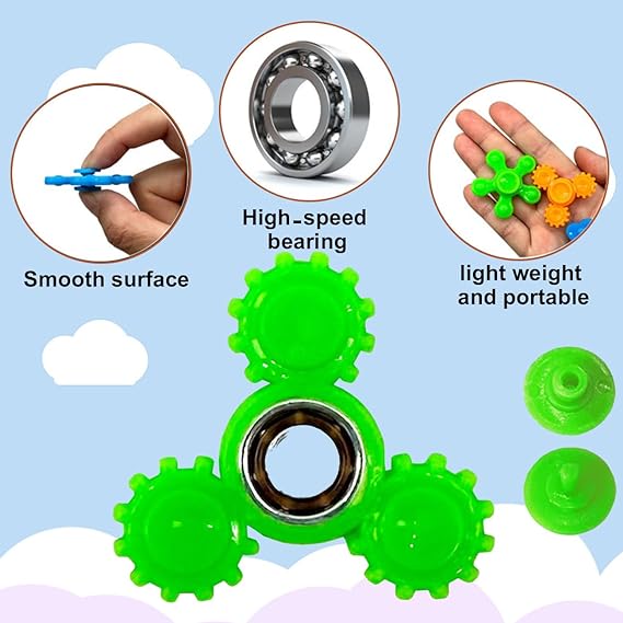 Mini Fidget Spinners (2pcs)
