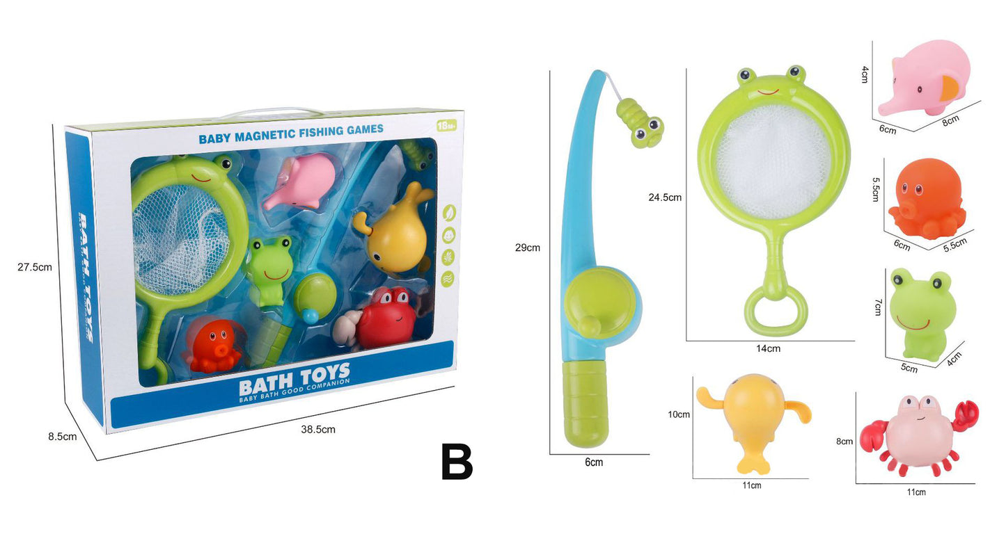 Baby Bath Toys - Magnetic Fishing Game